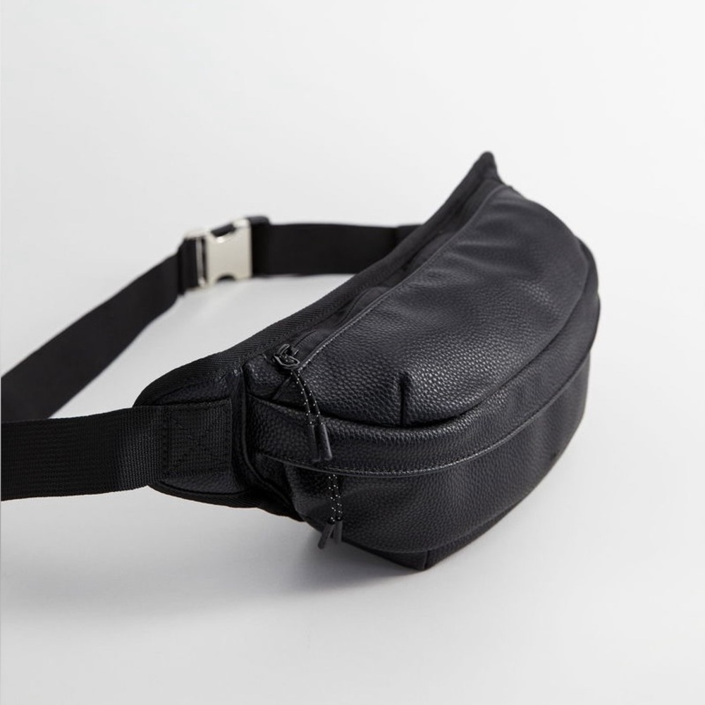 MANGO Pebbled Leather Look Fanny Bag | Bum Bag | Fanny pack | Waist bag